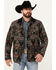 Image #1 - Moonshine Spirit Men's Southwestern Print Snap Jacket, Black, hi-res