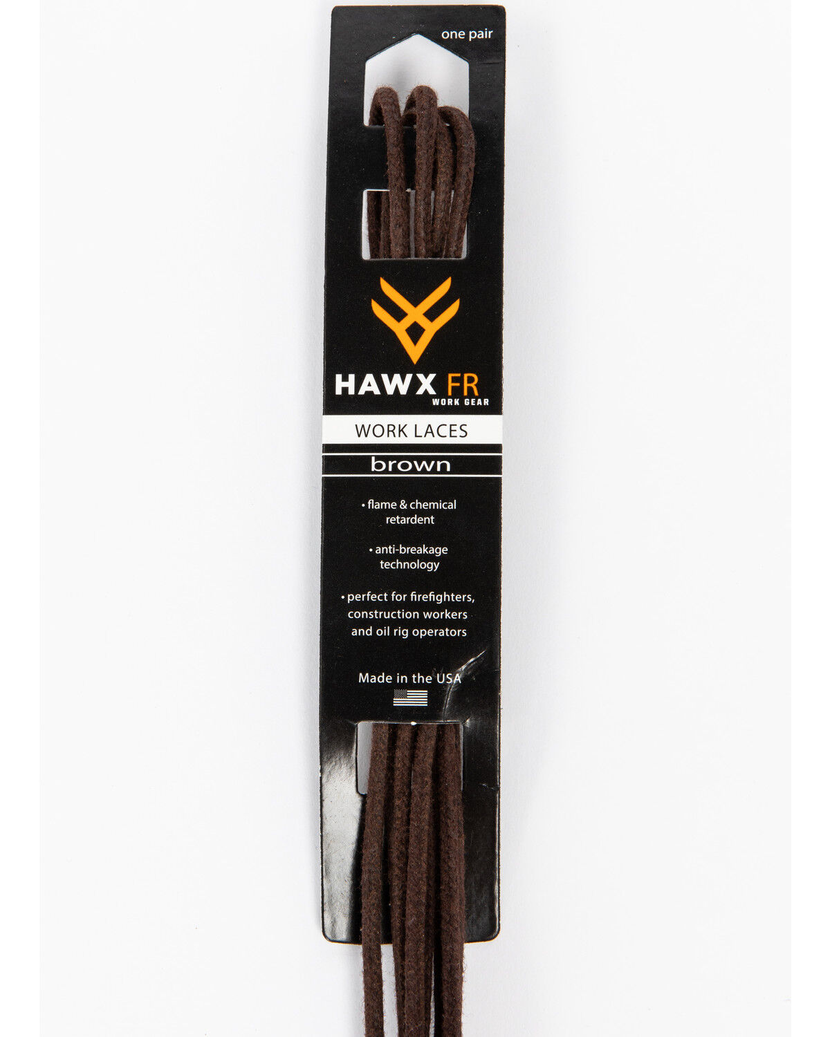 Image #1 - Hawx Men's Brown Kevlar 84" Laces, Brown, hi-res