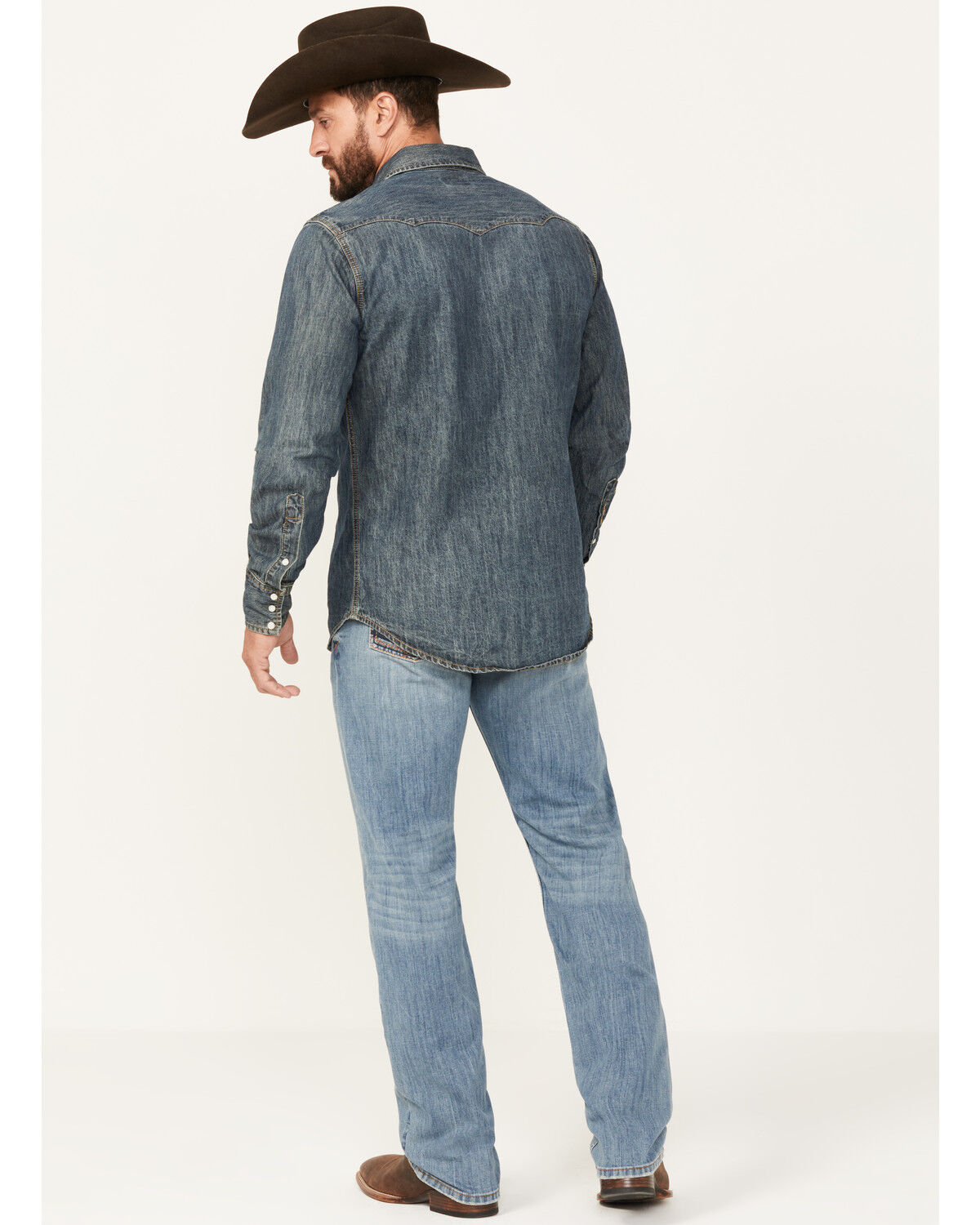 Image #4 - Moonshine Spirit Men's Whiskey Medium Wash Slim Straight Stretch Jeans, Medium Wash, hi-res