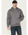 Image #2 - Hawx Men's Hawx Fleece Hooded Sweatshirt, Grey, hi-res