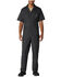 Image #1 - Dickies Men's Poplin Short Sleeve Work Coveralls, Black, hi-res