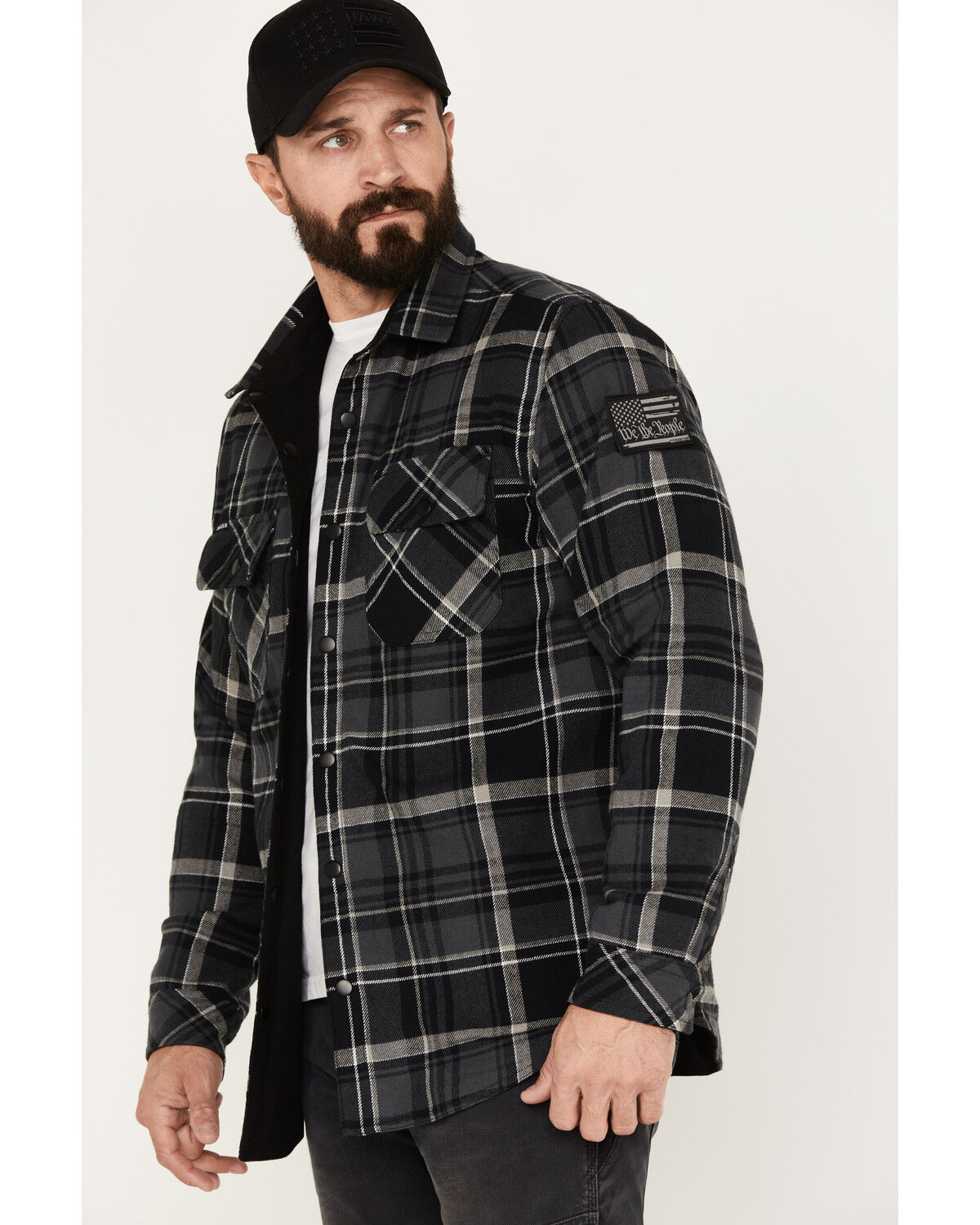 Image #2 - Howitzer Men's Brigade Reversible Jacket, Black, hi-res