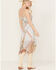 Image #4 - Wild Moss Women's Patchwork Print Smocked High-Low Dress, Ivory, hi-res
