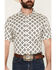 Image #3 - RANK 45&reg; Men's Star Power Geo Print Short Sleeve Button-Down Stretch Western Shirt, Off White, hi-res