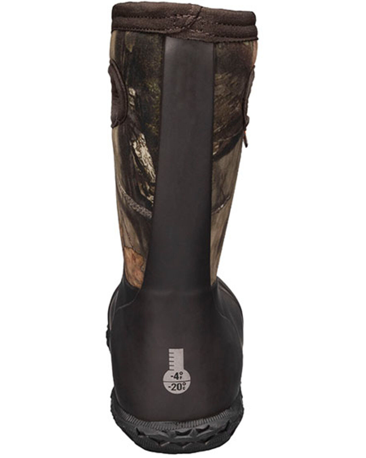 Image #5 - Bogs Boys' York Camo Insulated Rain Boots - Round Toe, Grey, hi-res