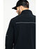 Hawx Men's Reflective Polar Fleece Zip-Front Work Moto Jacket - Big, Black, hi-res