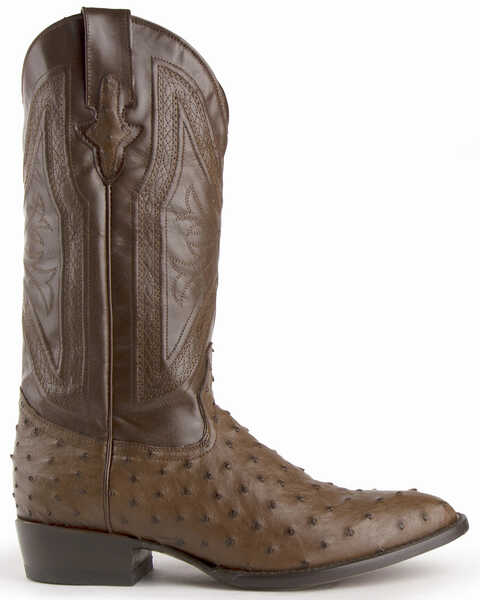 Image #2 - Ferrini Men's Colt Western Boots - Round Toe, Dark Brown, hi-res