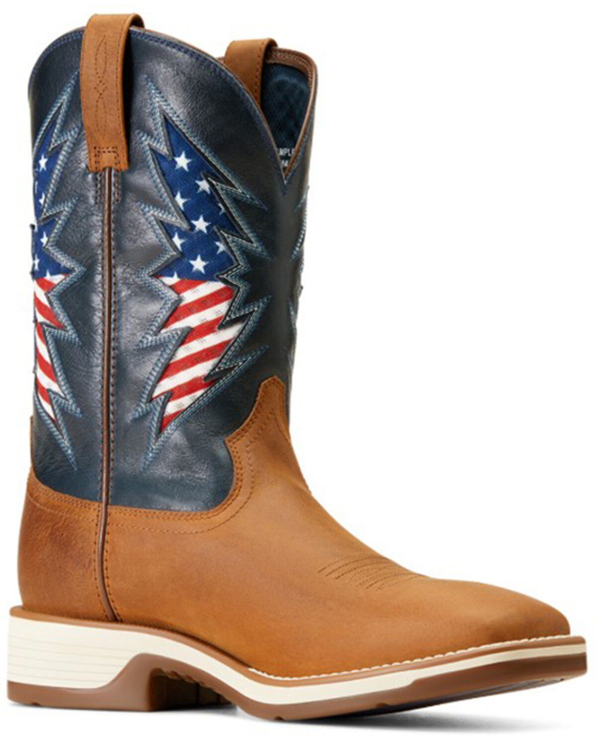 Image #1 - Ariat Men's Ridgeback VentTEK Performance Western Boots - Broad Square Toe, Brown, hi-res