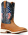 Image #1 - Ariat Men's Ridgeback VentTEK Performance Western Boots - Broad Square Toe, Brown, hi-res