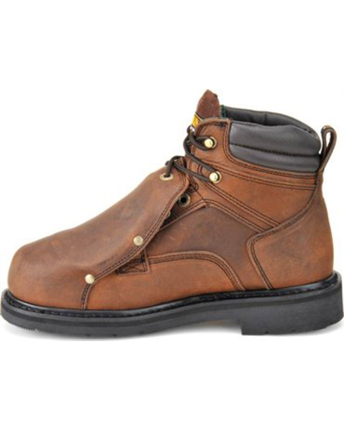 Image #2 - Carolina Men's Met Guard Boots - Steel Toe, Dark Brown, hi-res