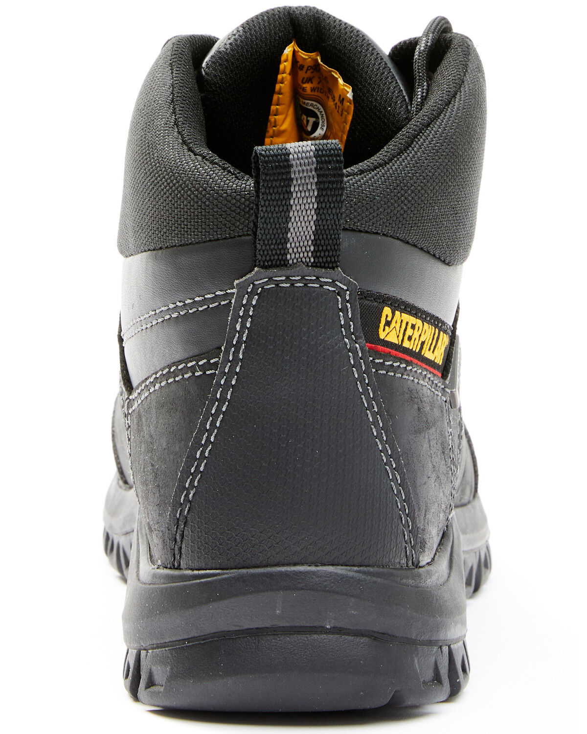 Image #5 - CAT Men's Threshold Waterproof Work Boots - Steel Toe, Black, hi-res