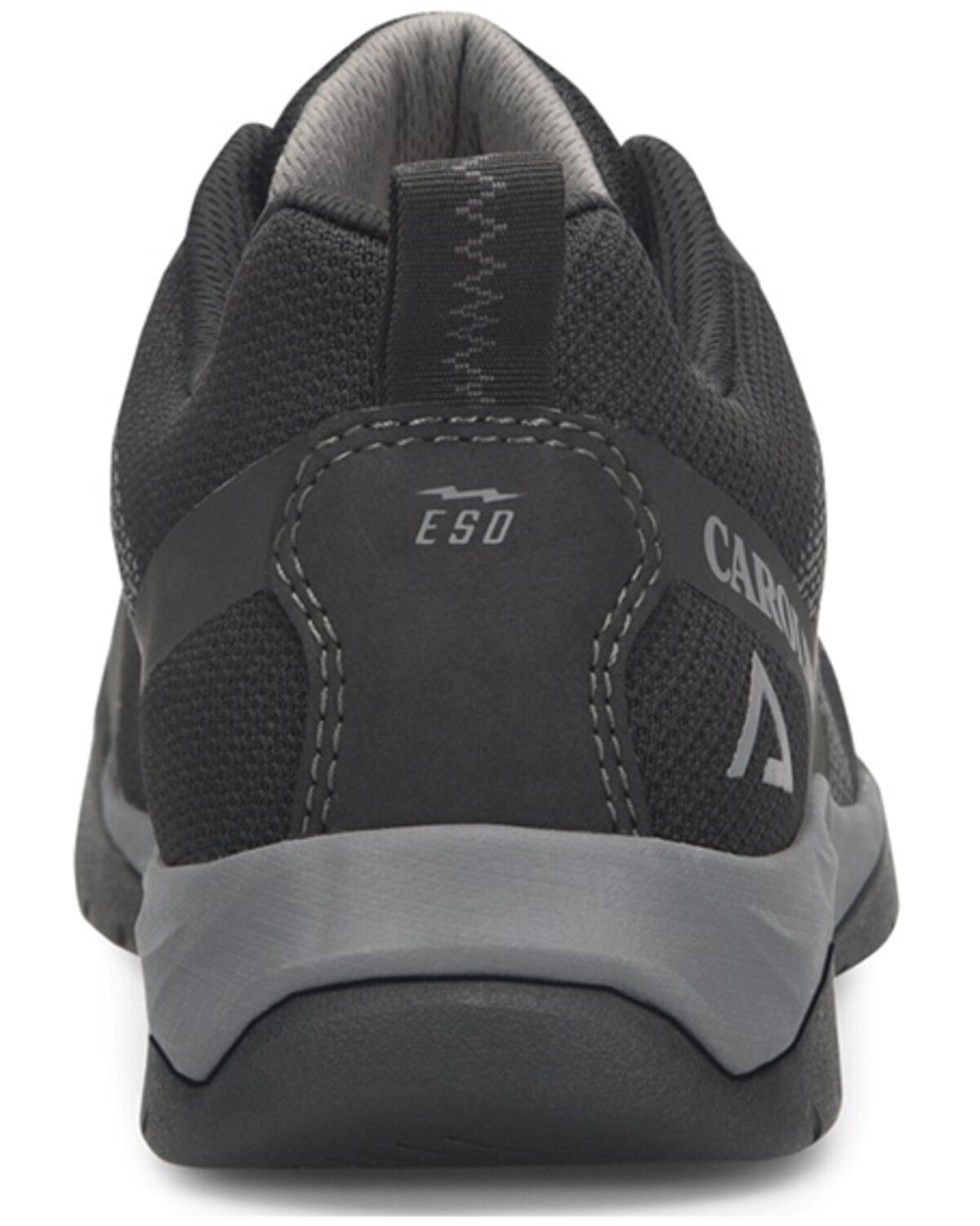 Image #5 - Carolina Men's Align Flux Athletic Low Textile Lace-Up Work Sneakers - Round Toe, Black, hi-res