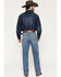 Image #3 - Cinch Men's Grant Medium Wash Relaxed Bootcut Stretch Denim Jeans, Medium Wash, hi-res