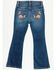 Image #1 - Shyanne Toddler Girls' Shayla Dark Wash Bootcut Stretch Denim Riding Jeans, Dark Wash, hi-res