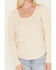 Image #3 - Cleo + Wolf Women's Long Sleeve Henley Top, Sand, hi-res