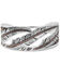 Montana Silversmiths Women's Wind Dancer Pierced Feather Cuff Bracelet, Silver, hi-res