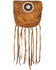 Kobler Leather Women's Beaded Clip Bag, Tan, hi-res