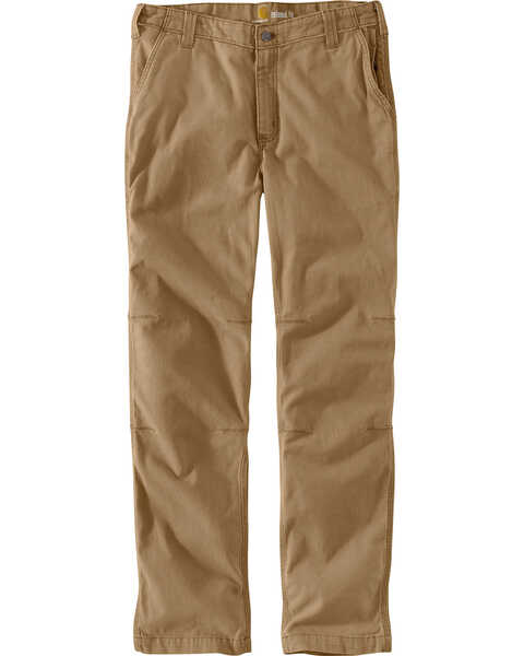 Image #2 - Carhartt Men's Rugged Flex Rigby Straight-Fit Straight Pants , Beige/khaki, hi-res