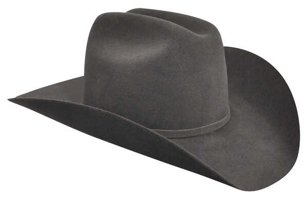 Image #3 - Bailey Western Lightning 4X Felt Cowboy Hat, Steel, hi-res