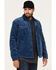 Image #2 - Brixton Men's Durham Sherpa Lined Jacket, Blue, hi-res
