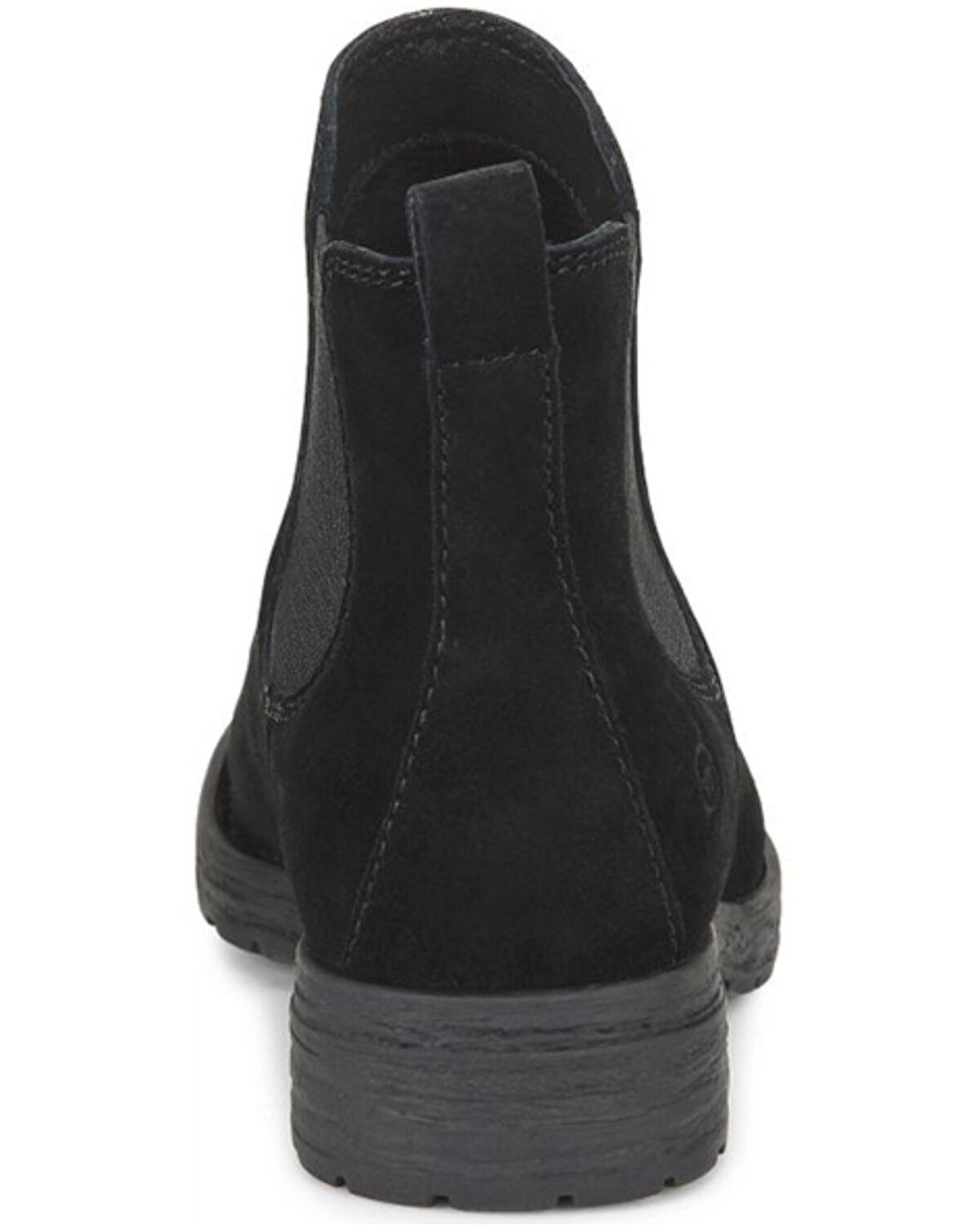 Image #5 - Born Women's Cove Suede Waterproof Chelsea Booties - Round Toe, Black, hi-res
