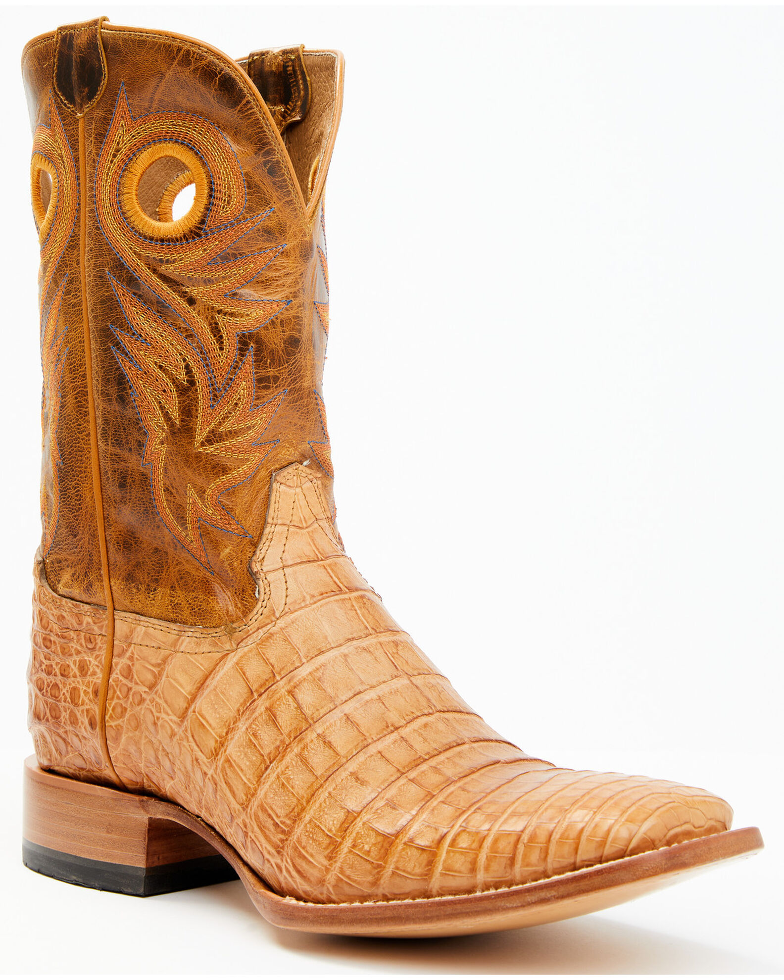 Cody James Men s Exotic Caiman Belly Western Boots Broad Square Toe Country Outfitter