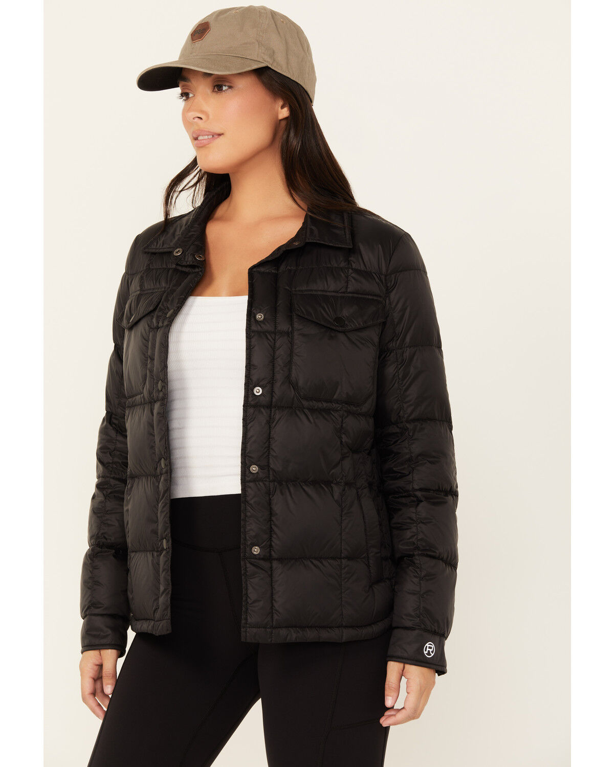 Image #2 - Roper Women's Lightweight Parachute Jacket, Black, hi-res