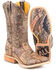 Image #1 - Tin Haul Men's Money Maker Western Boots - Broad Square Toe, Brown, hi-res