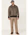 Image #2 - Wrangler Riggs Men's Tough Layer Zip-Front Hooded Work Jacket - Big, Grey, hi-res