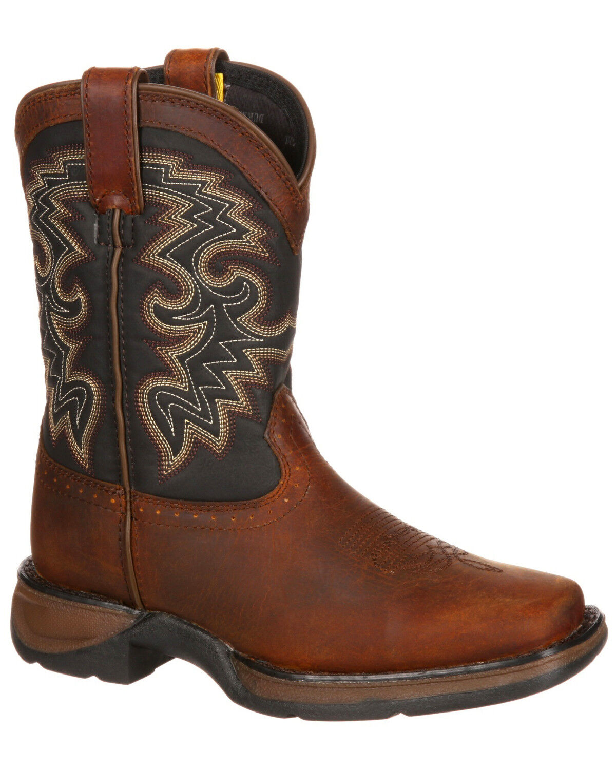 Image #2 - Durango Boys' Lil' Durango Western Boots - Square Toe, Brown, hi-res