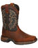 Durango Boys' Lil' Durango Western Boots - Square Toe, Brown, hi-res