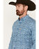 Image #2 - Ariat Men's Gentry Paisley Print Long Sleeve Button-Down Western Shirt, Blue, hi-res