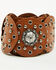 Image #3 - Shyanne Women's Juliette Embellished Concho Belt, Tan, hi-res
