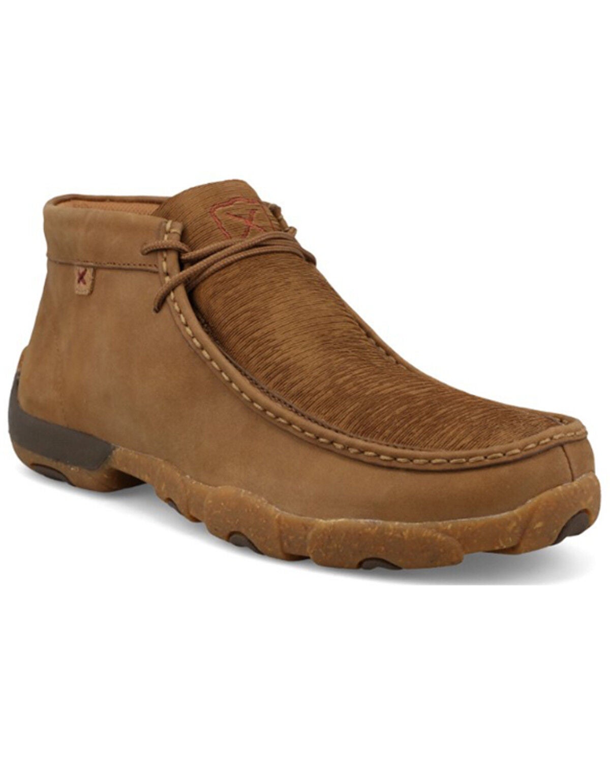 Twisted X Men's Chukka Driving Shoe - Moc Toe, Sand, hi-res