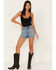 Image #1 - Idyllwind Women's Shiloh Drive Light Wash High Rise Rhinestone Studded Shorts, , hi-res