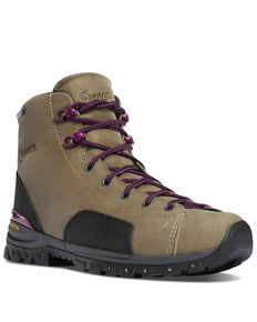 Danner Women's Stronghold Waterproof Work Boots - Composite Toe, Grey, hi-res