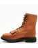 Image #3 - Ariat Men's Cascade 8" Lace-Up Work Boots - Soft Toe, Bronze, hi-res