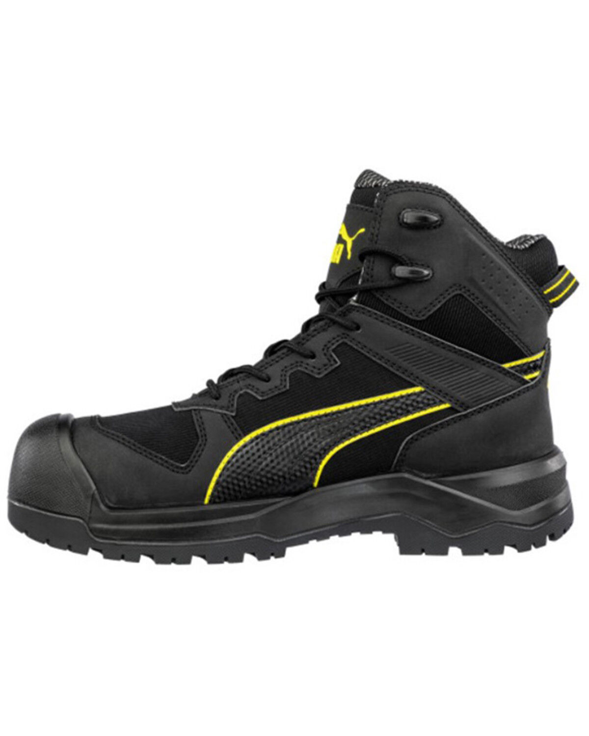 Image #2 - Puma Safety Men's Rock HD Mid Work Boots - Composite Toe, Brown, hi-res