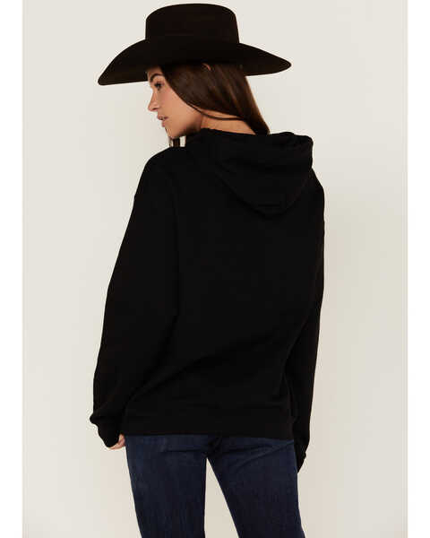 Image #3 - Goodie Two Sleeves Women's Don't Be All Hat & No Cowboy Black Graphic Hoodie, Black, hi-res