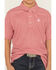 Image #3 - Ariat Boys' Geo Print Short Sleeve Button-Down Polo, Red, hi-res
