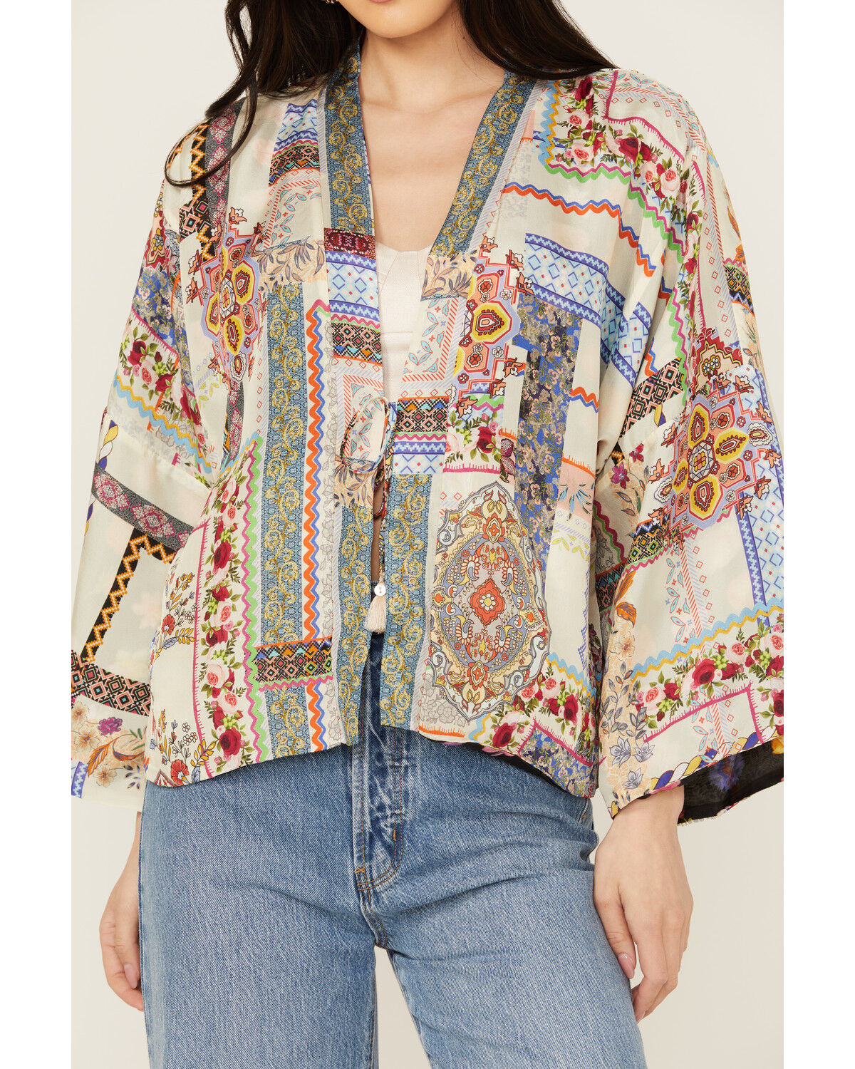 Image #3 - Johnny Was Women's Stano Makenna Reversible Kimono, Multi, hi-res