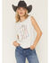 Image #1 - Levi's Women's Boots Graphic Muscle Tee, White, hi-res