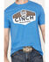 Image #3 - Cinch Men's Logo Short Sleeve Graphic  T-Shirt, Heather Blue, hi-res