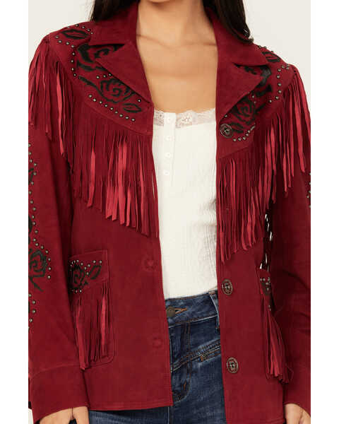 Image #3 - Idyllwind Women's Willow Jacket , Red, hi-res