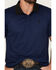 Image #3 - RANK 45® Men's Pickup Geo Print Short Sleeve Button-Down Polo Shirt, Blue, hi-res