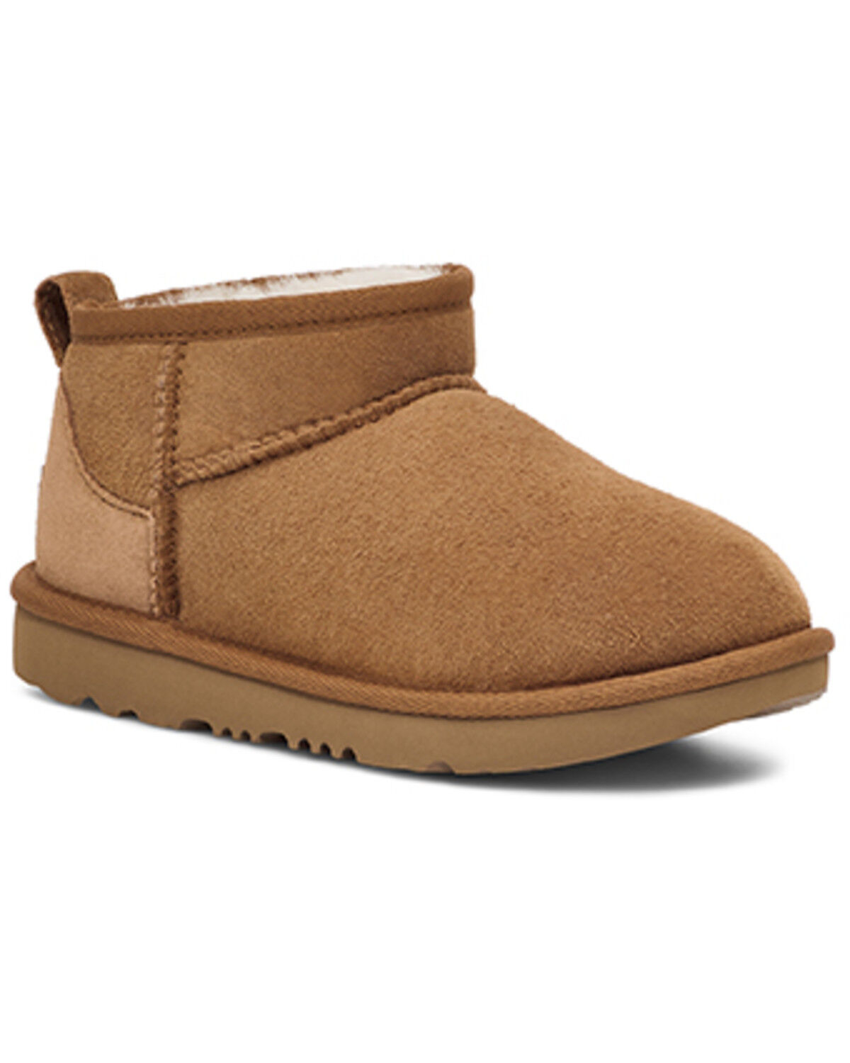 Image #1 - UGG Girls' Classic Ultra Mini Boots, Chestnut, hi-res