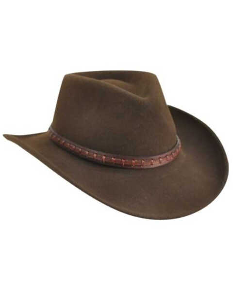Image #2 - Wind River by Bailey Men's Firehole Brown Western Hat, Brown, hi-res