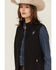Image #2 - Ariat Women's Team Softshell Vest, Black, hi-res