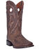Dan Post Men's Abram Western Performance Boots - Broad Square Toe, Tan, hi-res