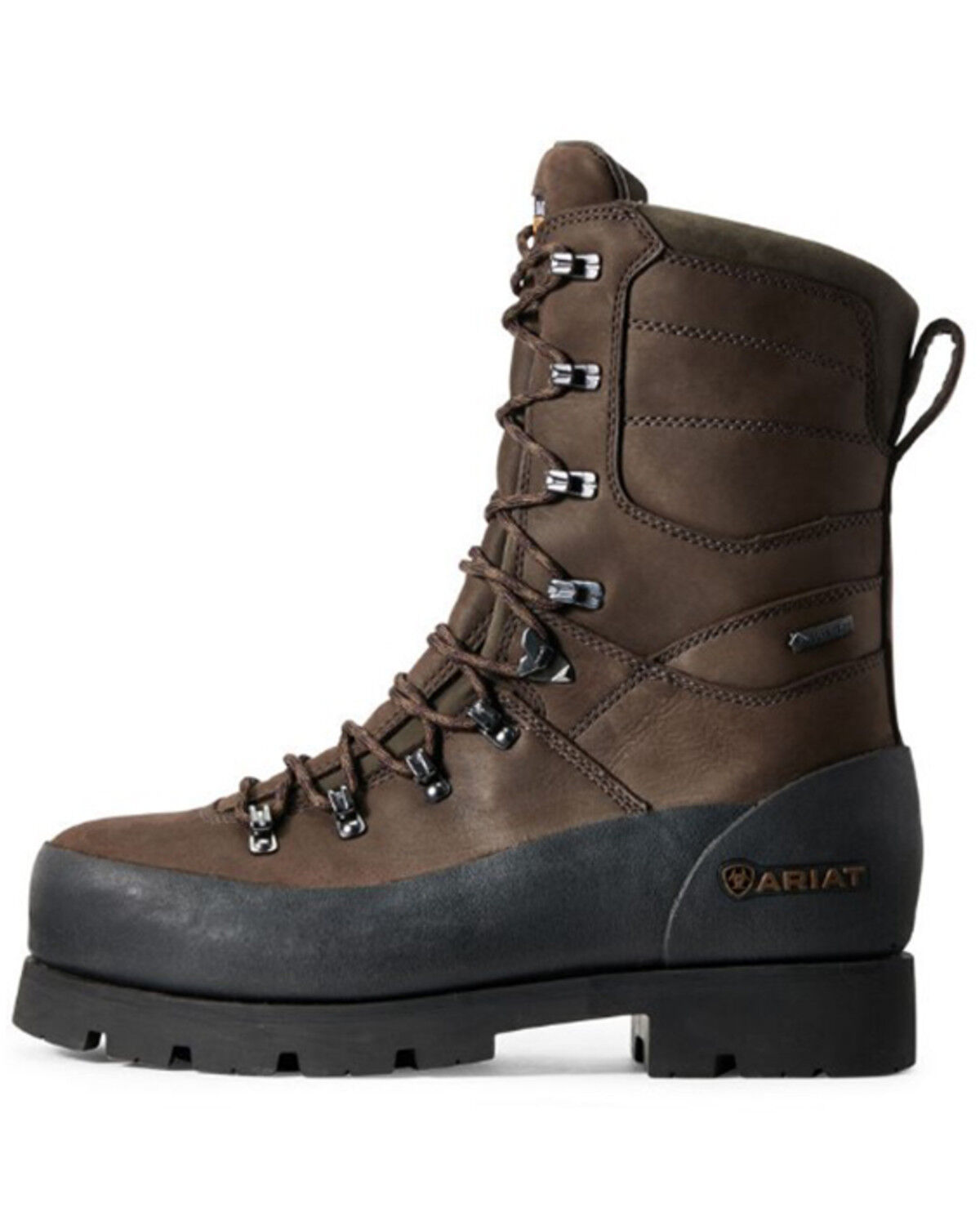 Image #2 - Ariat Men's Linesman Ridge 10" Gore-TEX Lace-Up Work Boots - Composite Toe, Brown, hi-res